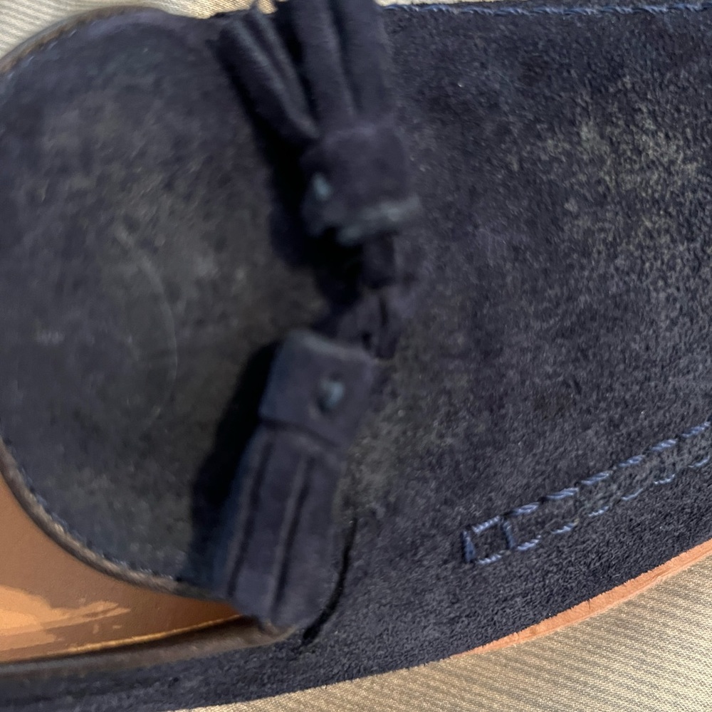 Men’s shoes- size 44-new-suede top-Dark blue- - Picture 7 of 11